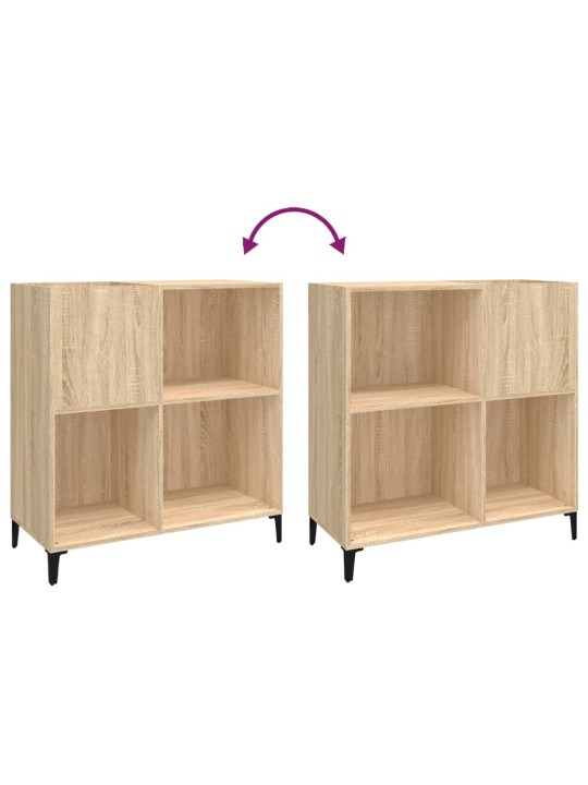 Skříňka na LP desky dub sonoma 84,5x38x89 cm kompozitní dřevo