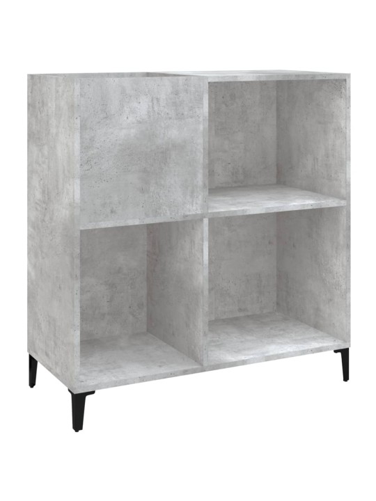 Skříňka na LP desky betonově šedá 84,5x38x89cm kompozitní dřevo