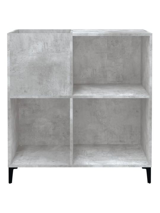 Skříňka na LP desky betonově šedá 84,5x38x89cm kompozitní dřevo
