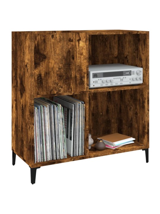 Skříňka na LP desky kouřový dub 84,5x38x89 cm kompozitní dřevo