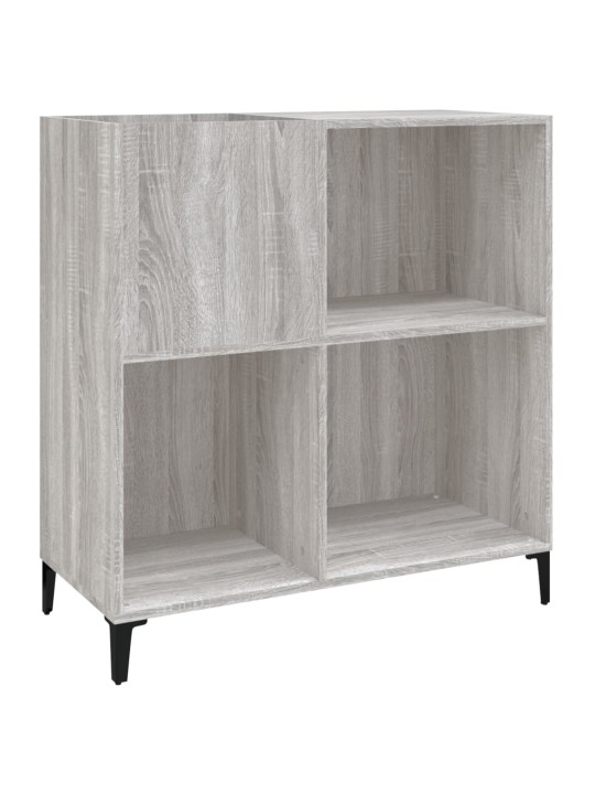 Skříňka na LP desky šedá sonoma 84,5x38x89 cm kompozitní dřevo