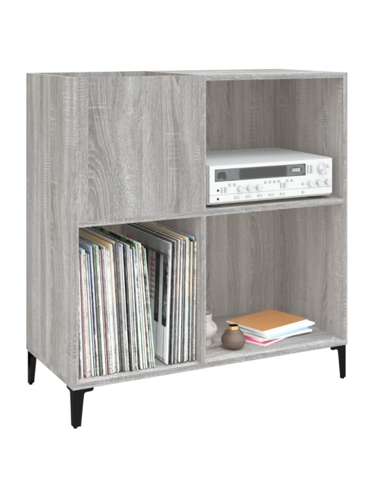 Skříňka na LP desky šedá sonoma 84,5x38x89 cm kompozitní dřevo