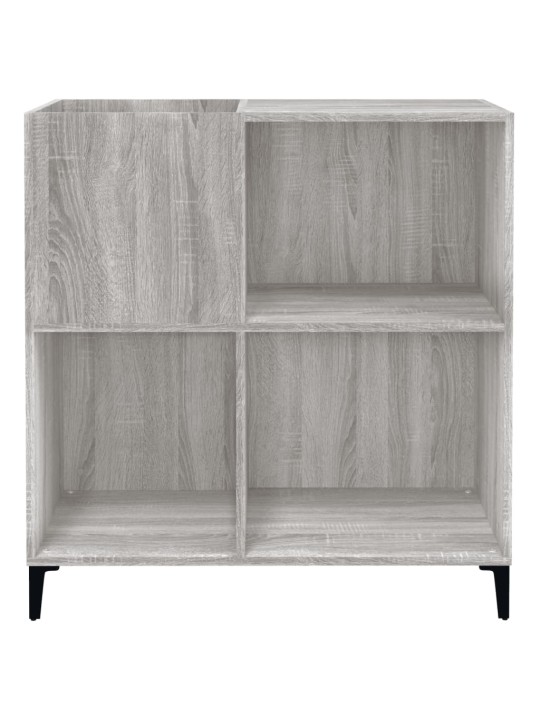 Skříňka na LP desky šedá sonoma 84,5x38x89 cm kompozitní dřevo