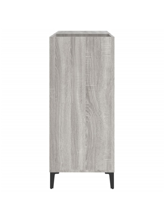 Skříňka na LP desky šedá sonoma 84,5x38x89 cm kompozitní dřevo