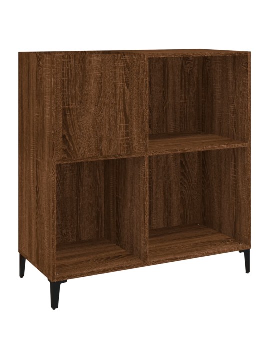 Skříňka na LP desky hnědý dub 84,5x38x89 cm kompozitní dřevo