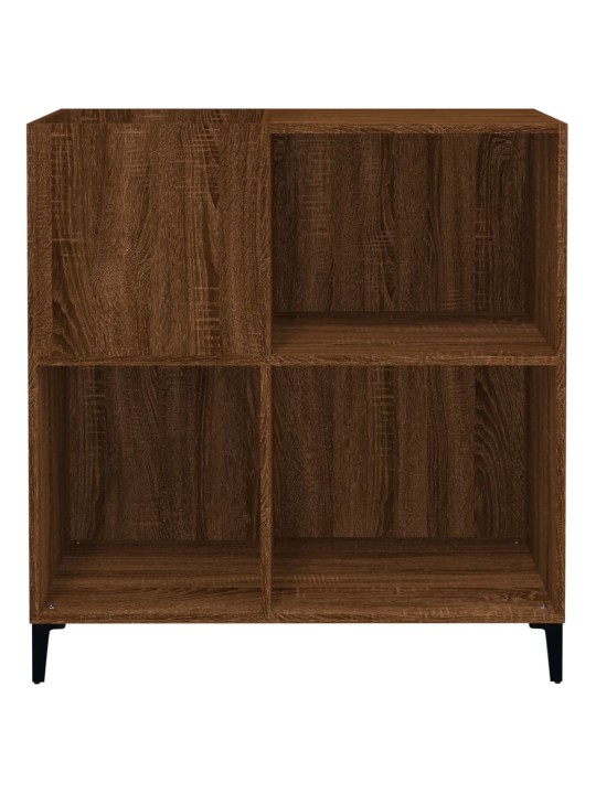 Skříňka na LP desky hnědý dub 84,5x38x89 cm kompozitní dřevo
