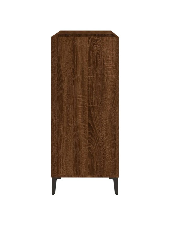 Skříňka na LP desky hnědý dub 84,5x38x89 cm kompozitní dřevo