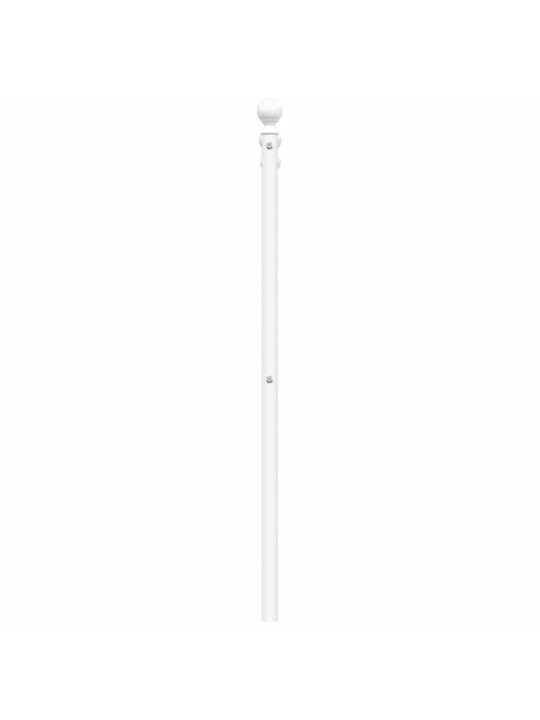 Kovové čelo postele bílé 75 cm