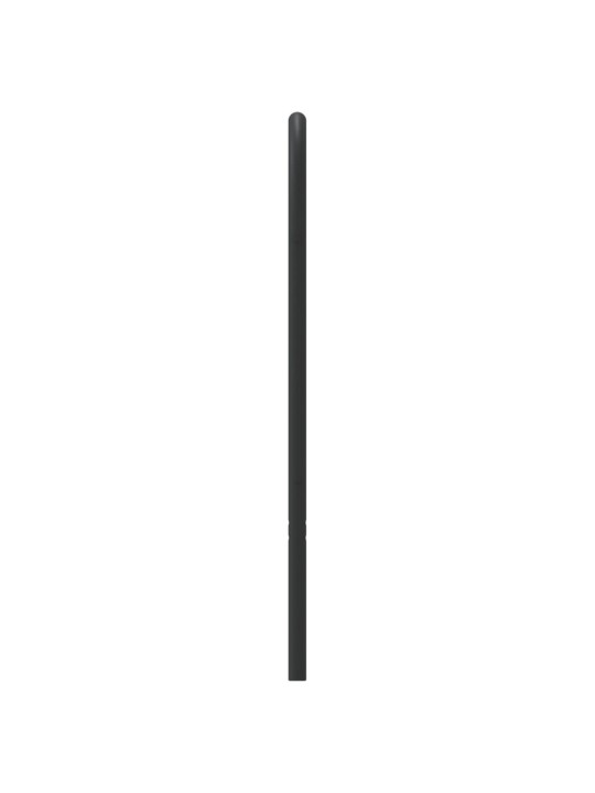 Kovové čelo postele černé 75 cm