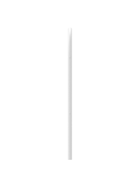 Kovové čelo postele bílé 120 cm