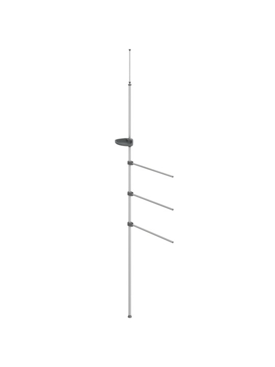 Držák na ručníky 47 x 280 cm hliník