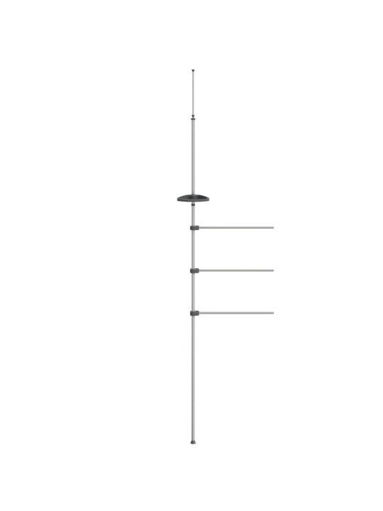Držák na ručníky 47 x 280 cm hliník
