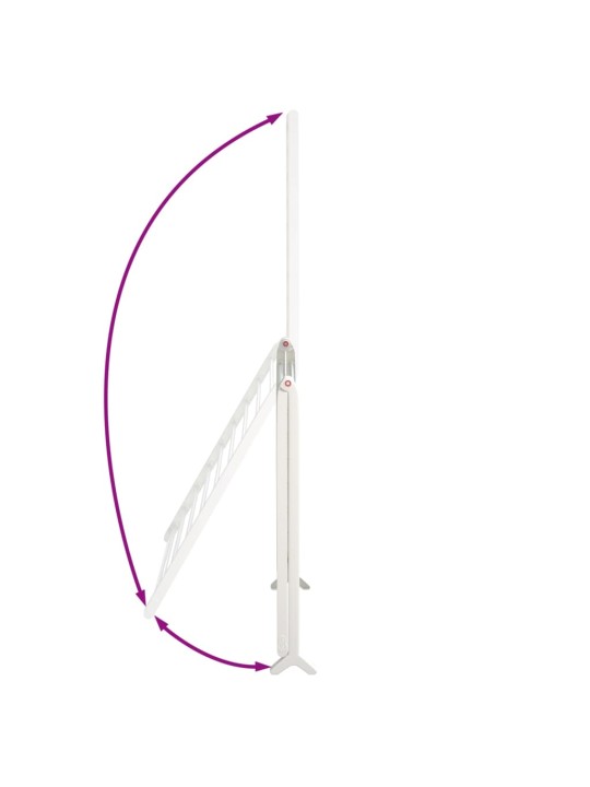 Sušák na vanu rozkládací 53–90 cm hliník