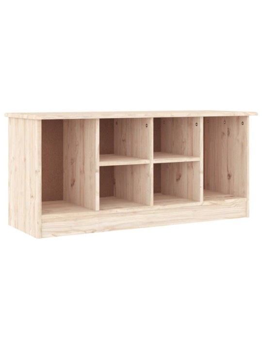 Lavice s botníkem ALTA 100 x 35 x 45 cm masivní borové dřevo