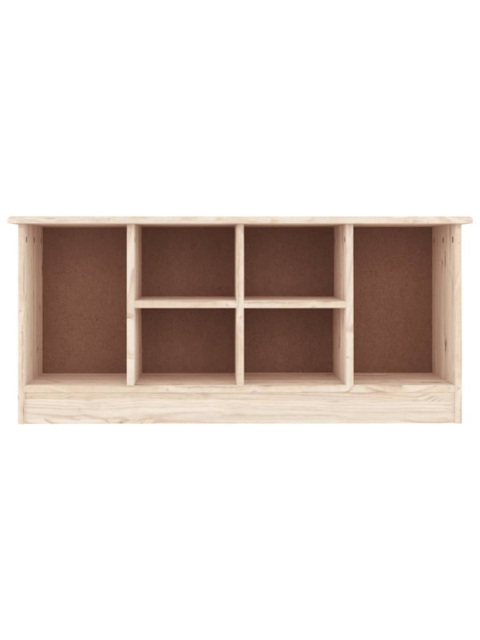 Lavice s botníkem ALTA 100 x 35 x 45 cm masivní borové dřevo