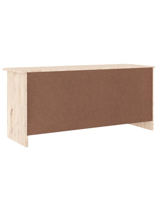 Lavice s botníkem ALTA 100 x 35 x 45 cm masivní borové dřevo