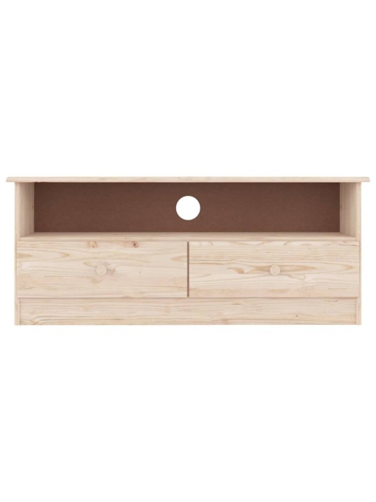 TV skříňka se zásuvkami ALTA 100x35x41 cm masivní borové dřevo