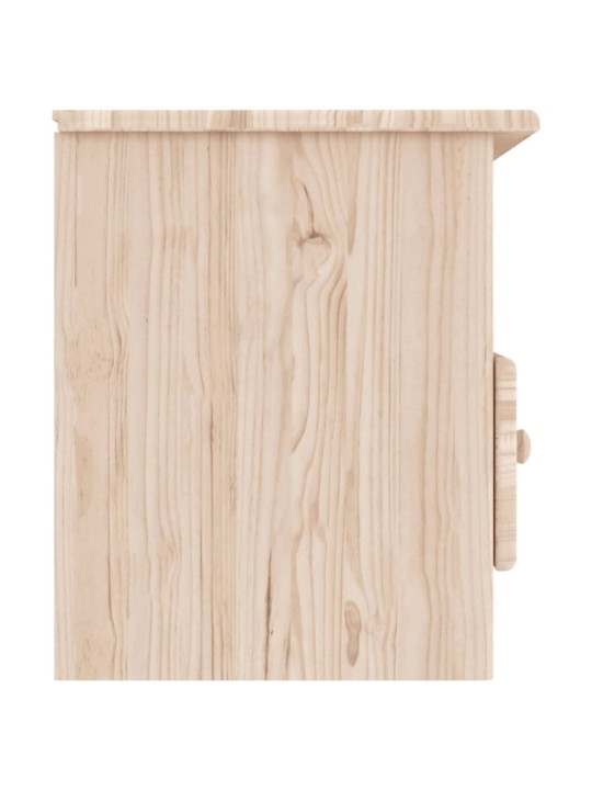TV skříňka se zásuvkami ALTA 100x35x41 cm masivní borové dřevo