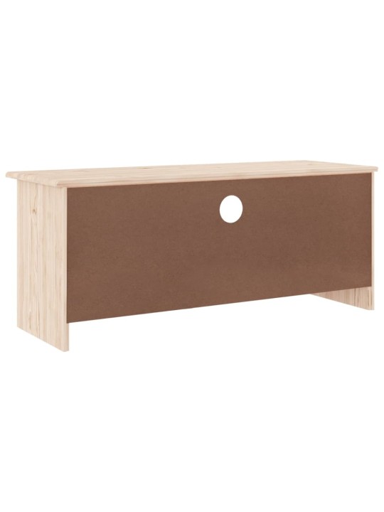 TV skříňka se zásuvkami ALTA 100x35x41 cm masivní borové dřevo
