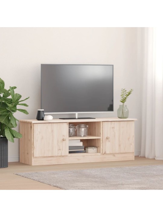 TV skříňka ALTA 112 x 35 x 41 cm masivní borové dřevo