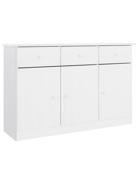 Příborník ALTA bílý 112 x 35 x 73 cm masivní borové dřevo