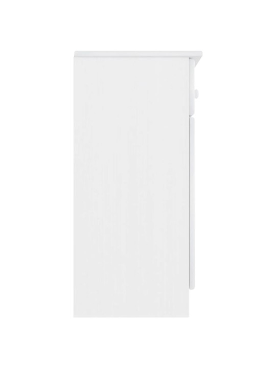 Příborník ALTA bílý 112 x 35 x 73 cm masivní borové dřevo