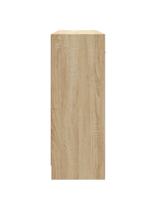 Příborník dub sonoma 91 x 28 x 75 cm kompozitní dřevo