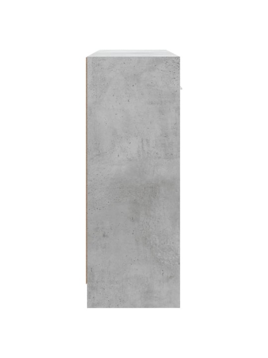Příborník betonově šedý 91 x 28 x 75 cm kompozitní dřevo