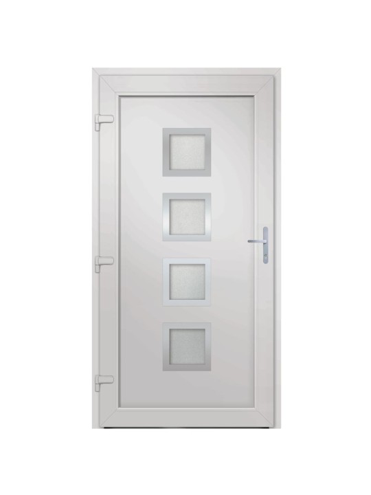 Vchodové dveře antracitové 88 x 200 cm pvc
