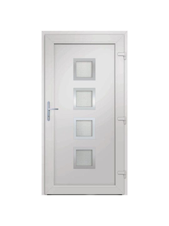 Vchodové dveře antracitové 98 x 190 cm pvc