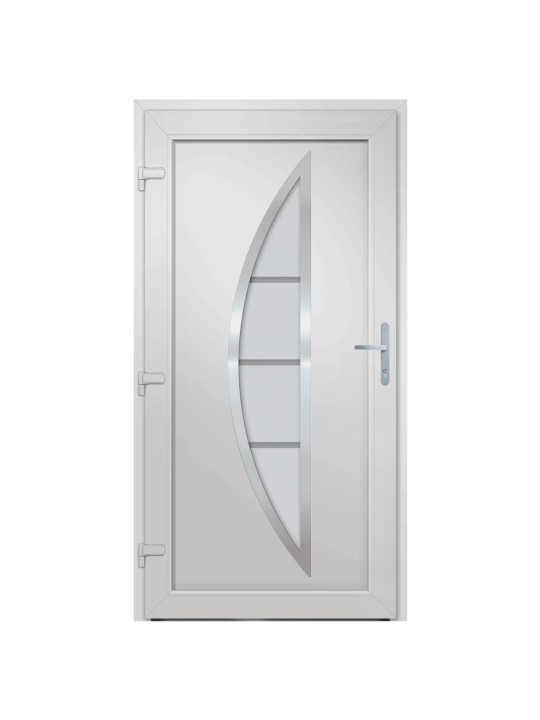 Vchodové dveře antracitové 98 x 190 cm pvc