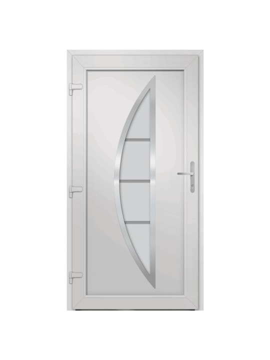 Vchodové dveře antracitové 108 x 208 cm pvc