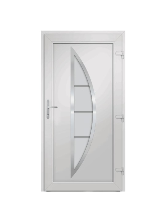 Vchodové dveře antracitové 108 x 208 cm pvc
