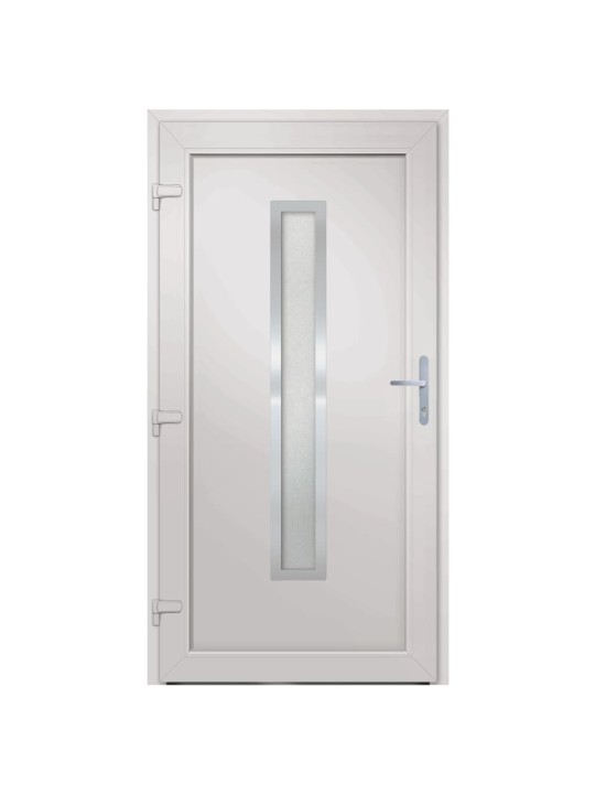 Vchodové dveře antracitové 98 x 208 cm pvc