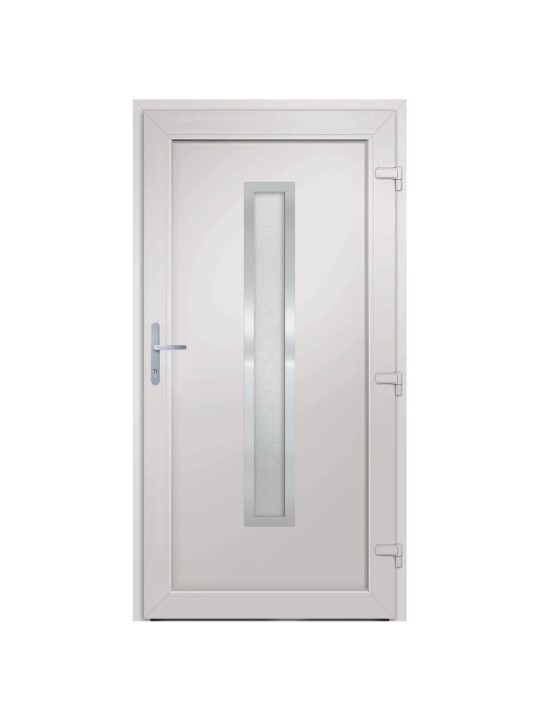 Vchodové dveře antracitové 98 x 208 cm pvc