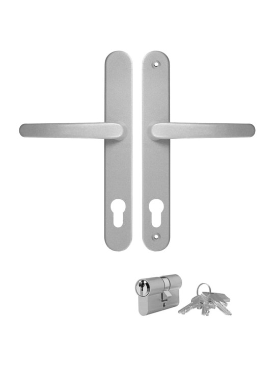 Vchodové dveře antracitové 98 x 208 cm pvc