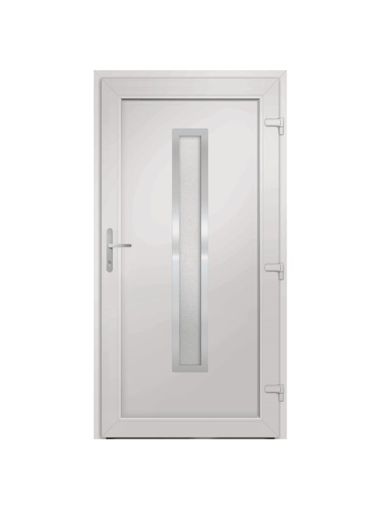 Vchodové dveře antracitové 108 x 200 cm pvc