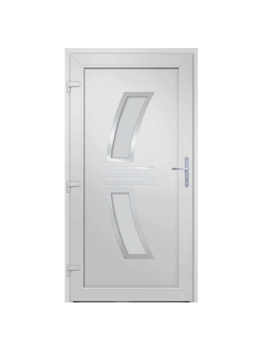 Vchodové dveře antracitové 98 x 208 cm pvc
