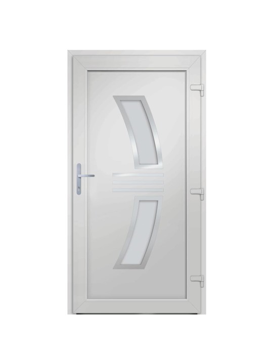 Vchodové dveře antracitové 98 x 208 cm pvc