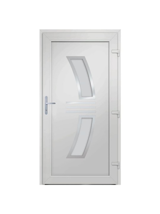 Vchodové dveře antracitové 108 x 208 cm pvc