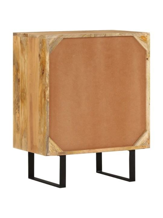 Příborník se 2 dvířky 55x35x70 cm masivní mangovníkové dřevo