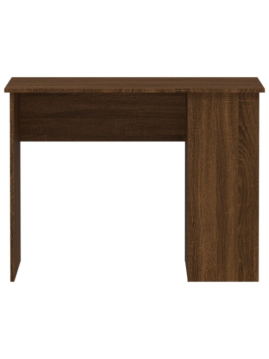 Psací stůl hnědý dub 100 x 55 x 75 cm kompozitní dřevo