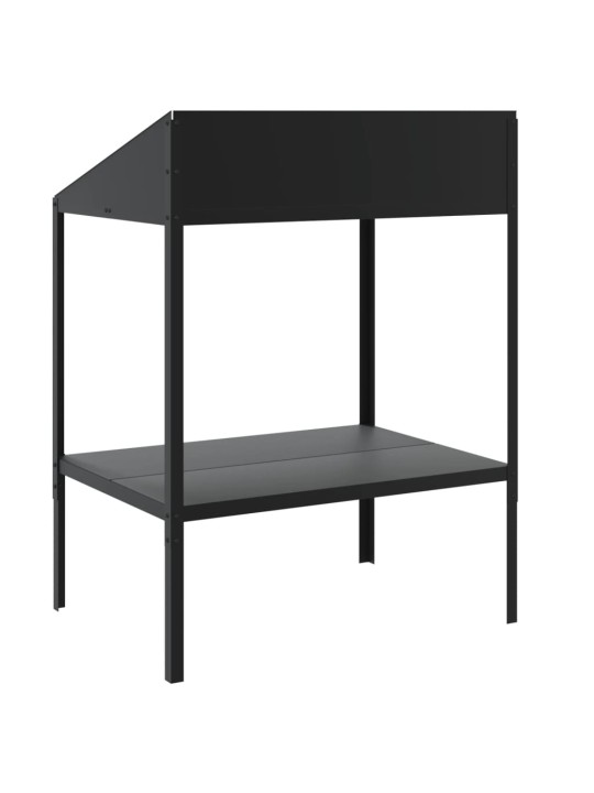 Stojan na rostliny antracitový 75,5x54,5x100cm pozinkovaná ocel