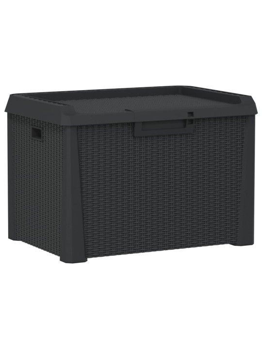 Zahradní úložný box antracitový 125 l PP