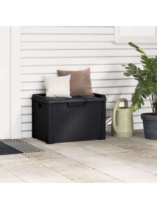 Zahradní úložný box antracitový 125 l PP