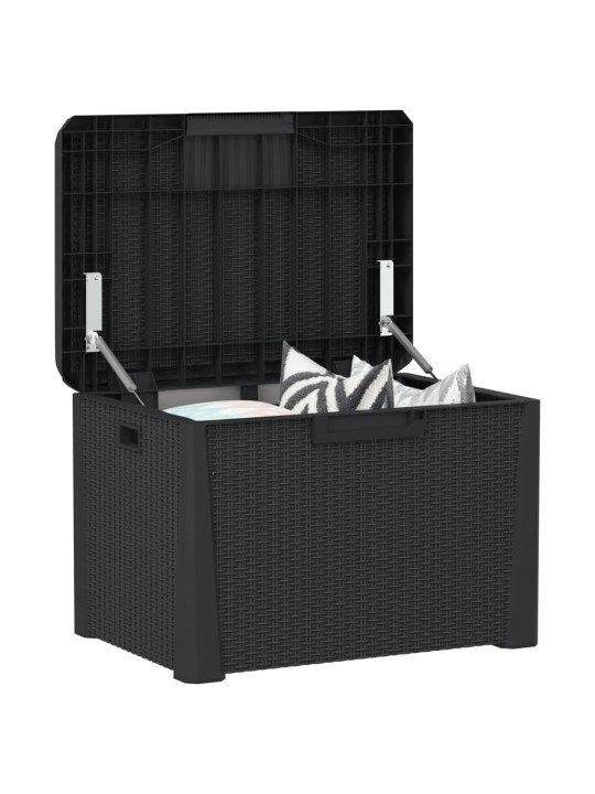 Zahradní úložný box antracitový 125 l PP