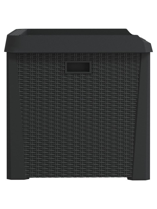 Zahradní úložný box antracitový 125 l PP