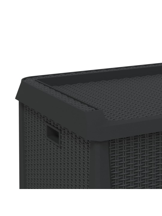 Zahradní úložný box antracitový 125 l PP