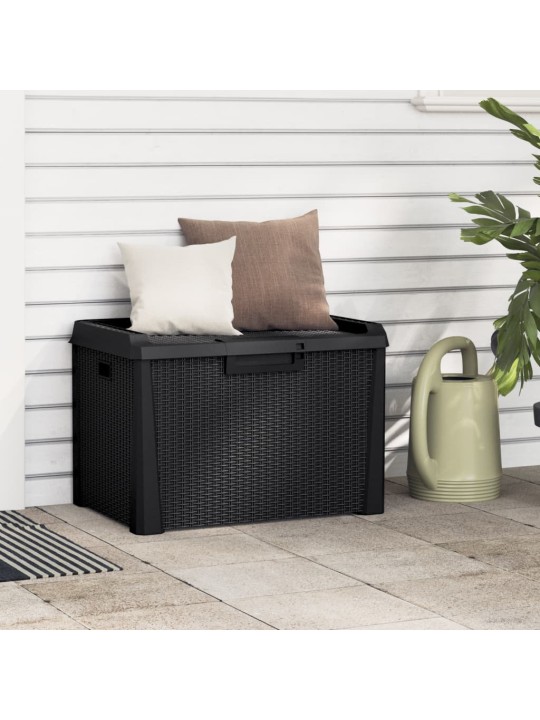 Zahradní úložný box antracitový 125 l PP