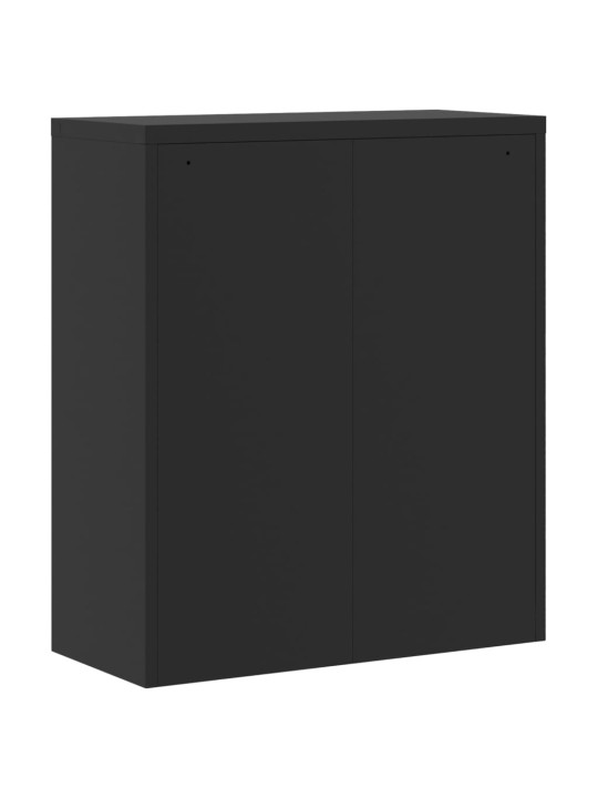 Kartotéka černá 90 x 40 x 105 cm ocel
